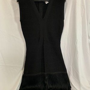 Venus Bandage style dress with Fringe size 8